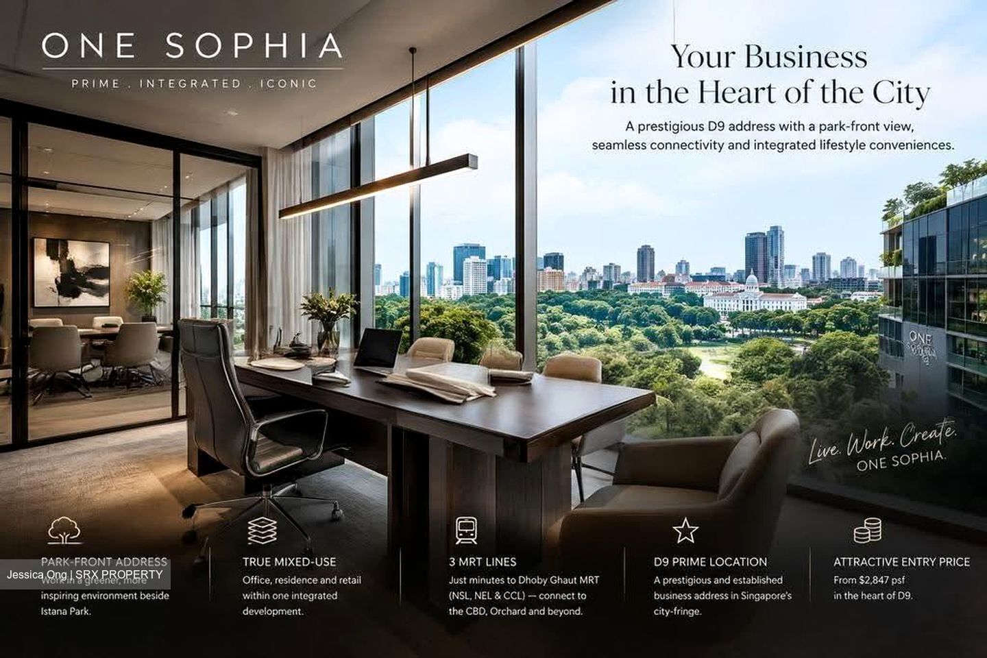 One Sophia (D9), Office #616326661